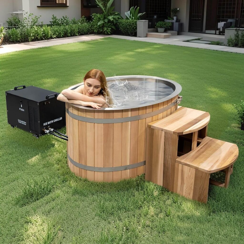 AURGOD Cedar Cold Plunge Tub — Cedar Tub